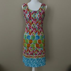 Ronnie Nicole medium colorful sleeveless dress
